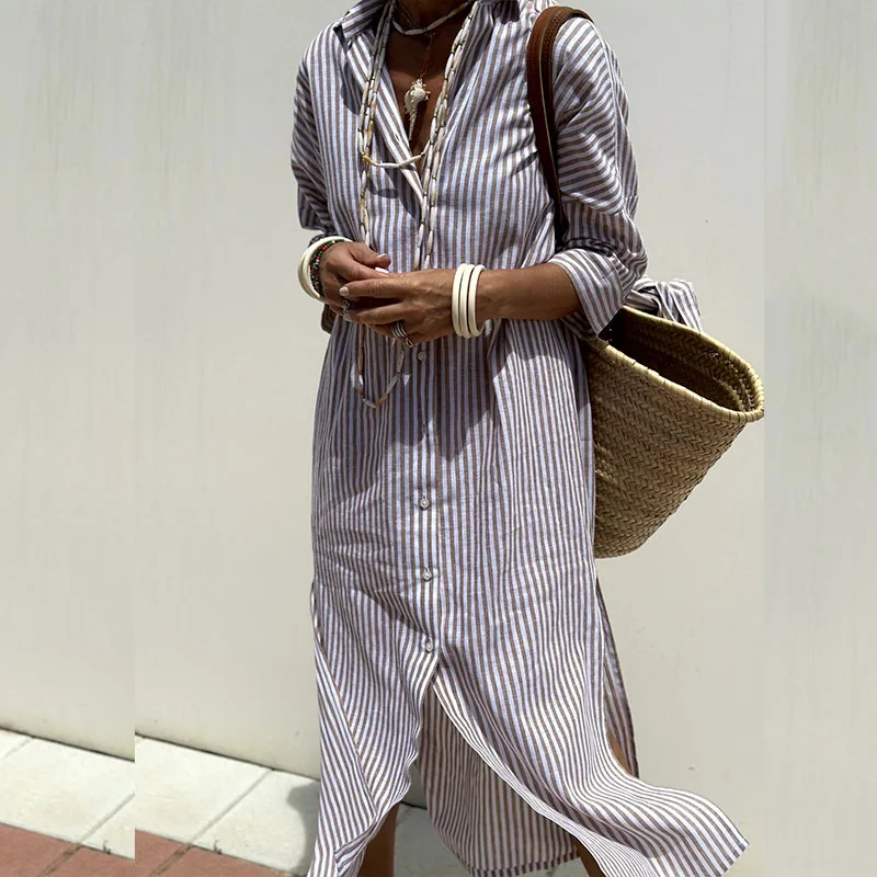 Dani - Long Shirt Dress