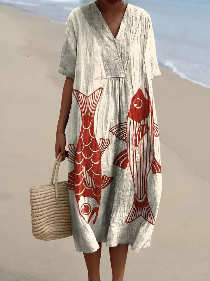 Maisy - Casual Print Dress