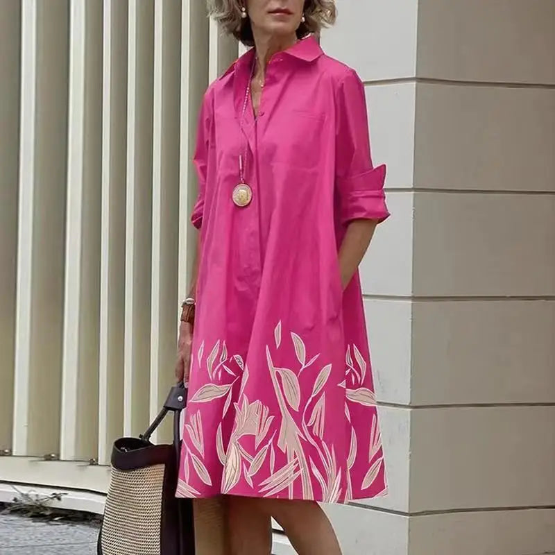 Donna - Elegant Shirt Dress