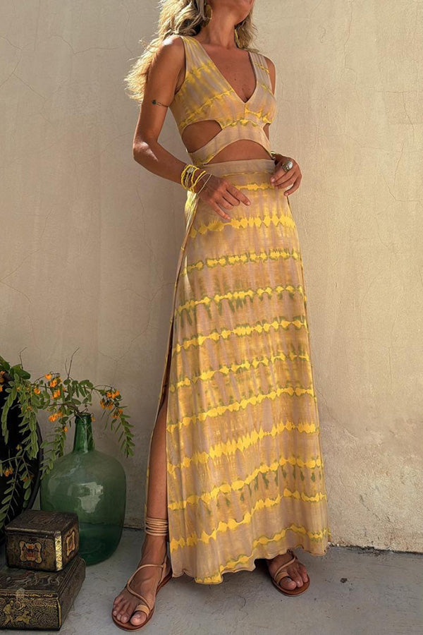 Bianca - Plunge Cut-Out Dress