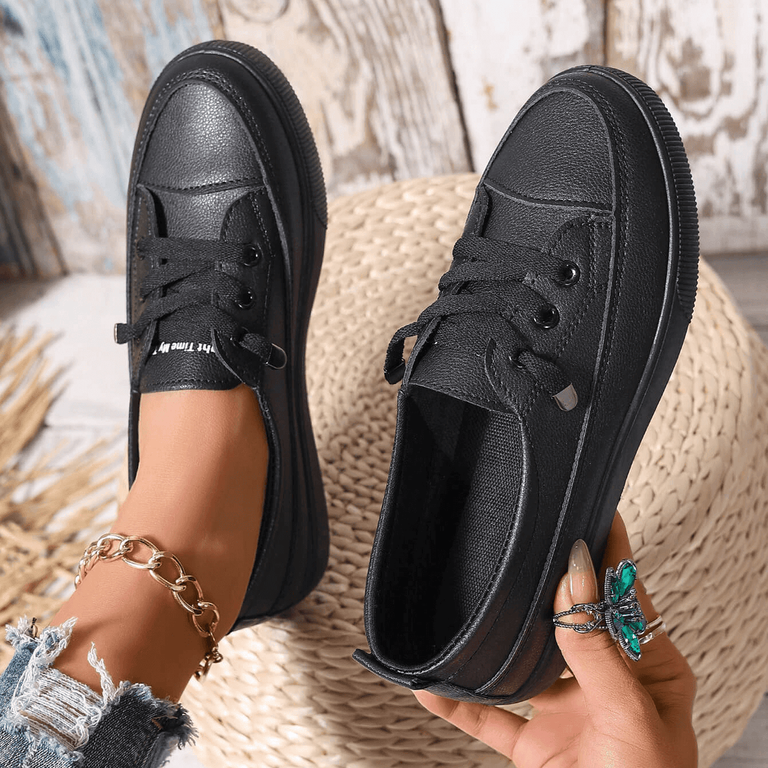 Denise - Everyday Lace-Up Trainers