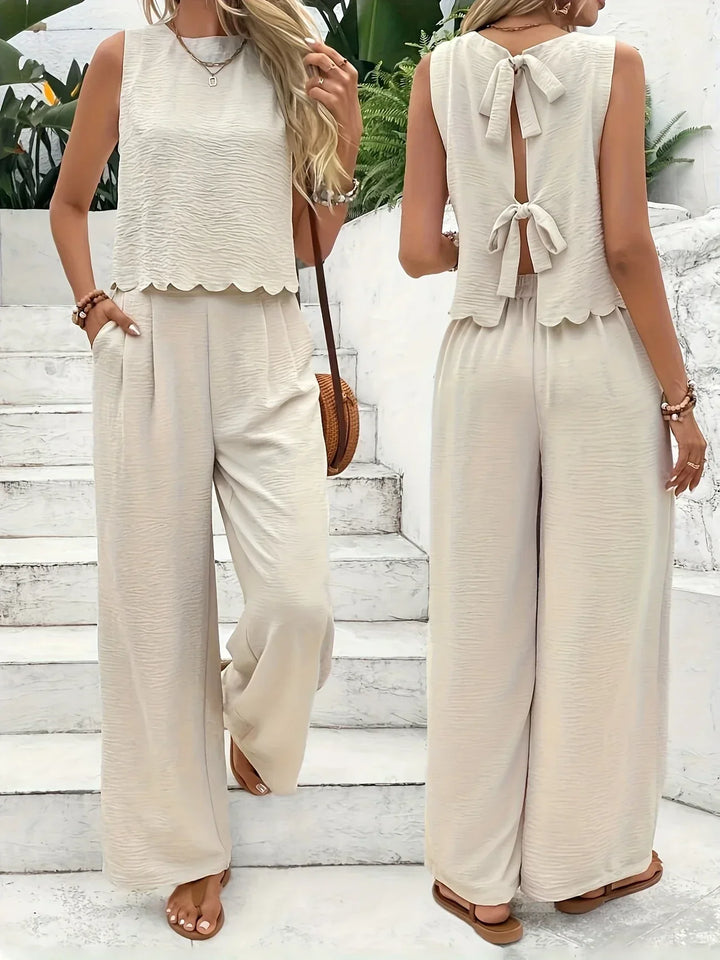 Chloe - Lace-Up Lounge Co-ord