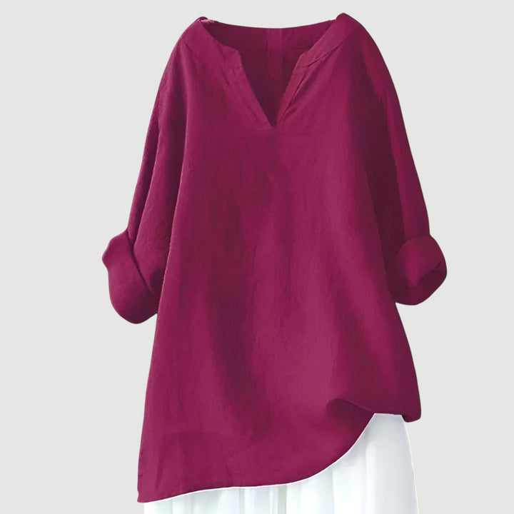 Xyla - Casual V-Neck Blouse