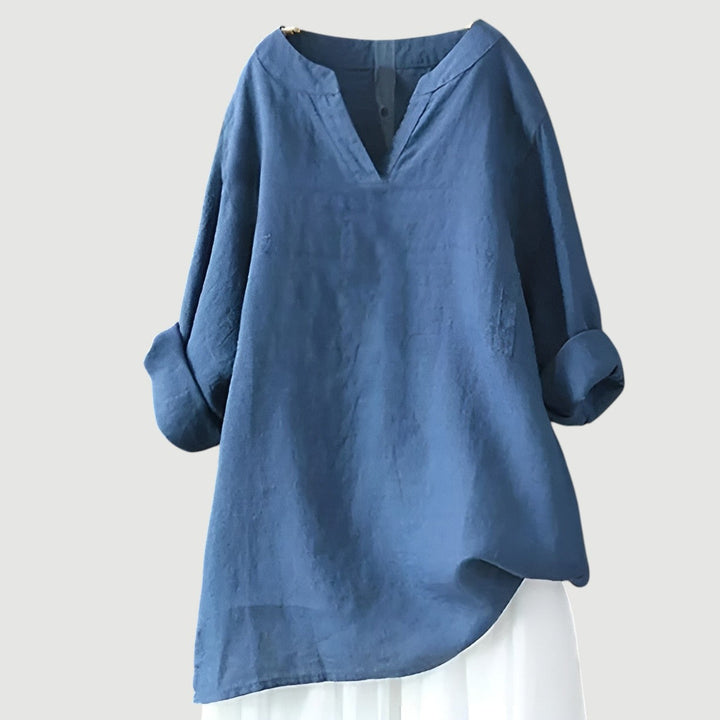 Xyla - Casual V-Neck Blouse