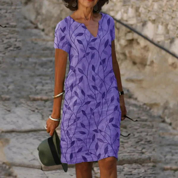 Carol - Casual V-Neck Dress