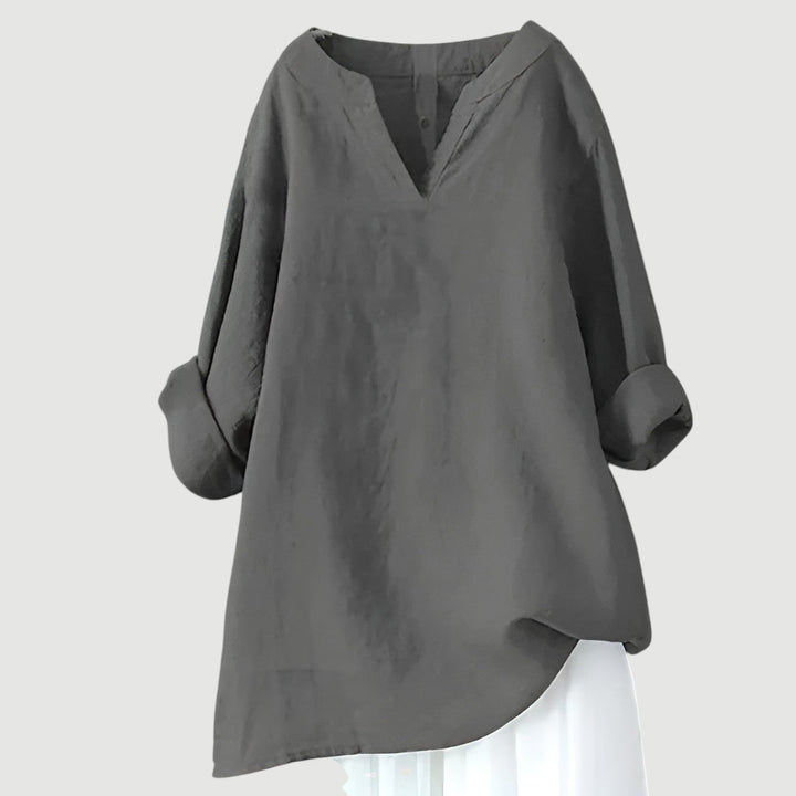 Xyla - Casual V-Neck Blouse