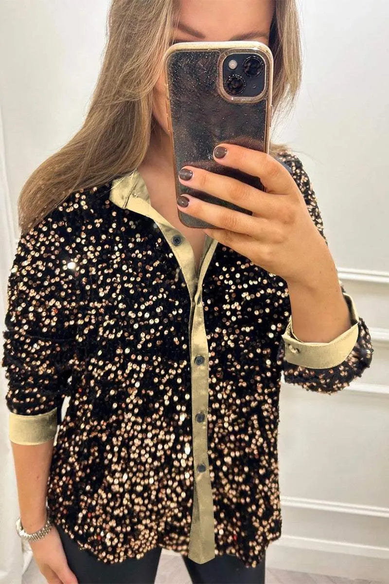 Bryony - Sparkle Sequin Shirt