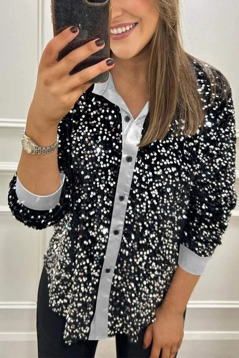 Bryony - Sparkle Sequin Shirt