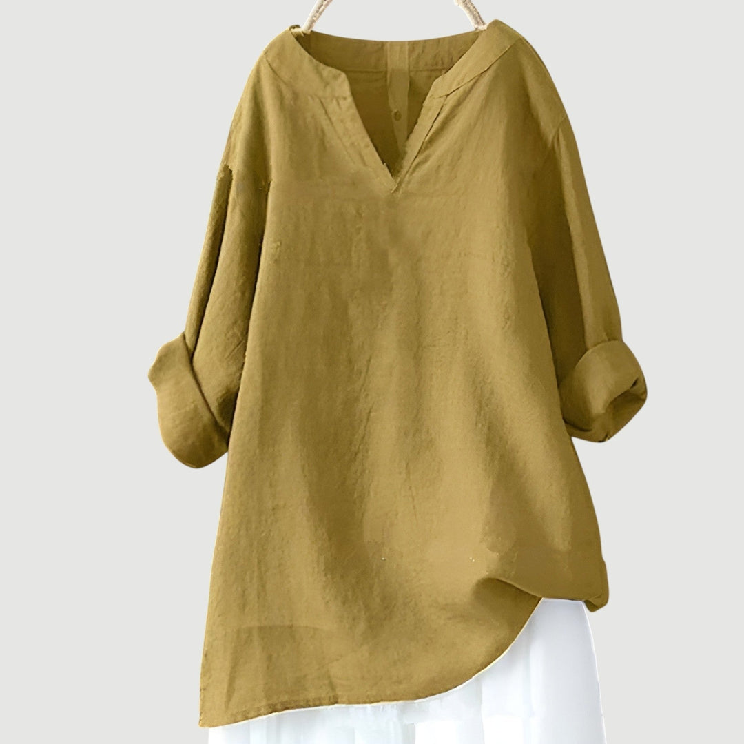 Xyla - Casual V-Neck Blouse