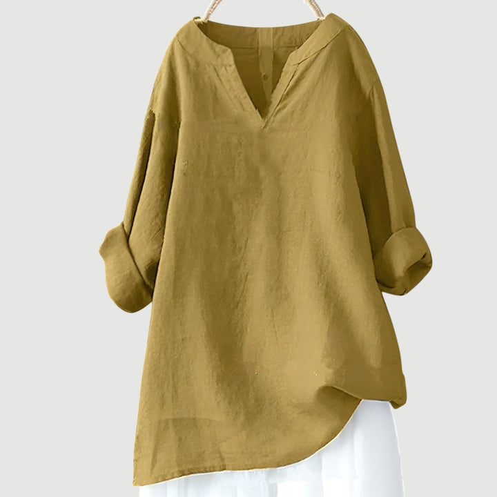 Xyla - Casual V-Neck Blouse