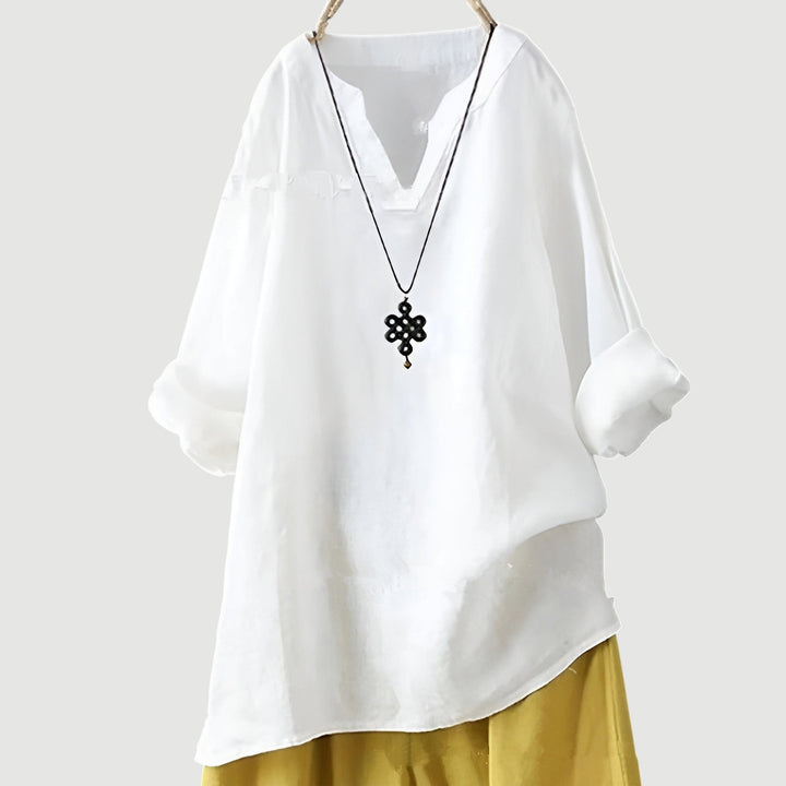 Xyla - Casual V-Neck Blouse