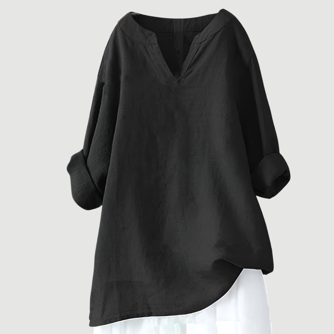 Xyla - Casual V-Neck Blouse