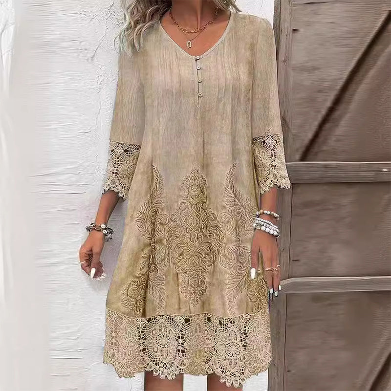 Maria - Lace Detail Dress